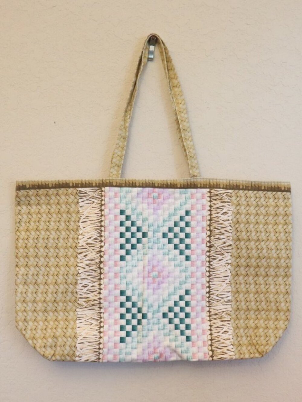 Estee Lauder Shoulder Tan Straw-look Tote Beach Bags--NEW